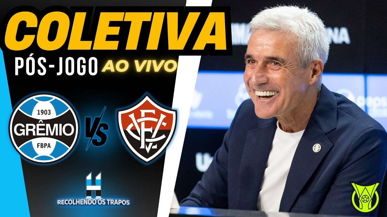 COLETIVA DE LUÍS CASTRO - PÓS JOGO - GRÊMIO X VITÓRIA - BRASILEIRÃO 2026 🔵⚪ ⚫ #AOVIVO #GREMIO