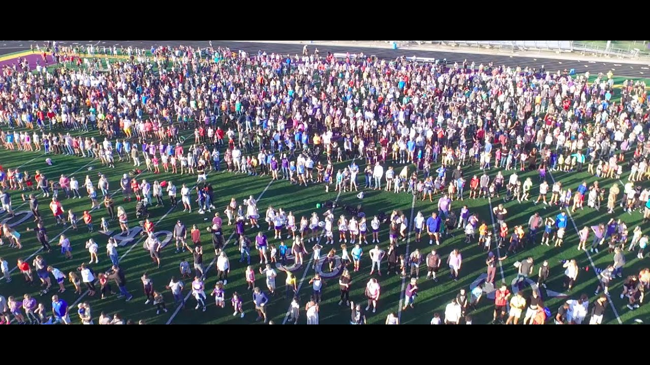 Bellevue Public Schools - Cha Cha Slide - World Record Attempt