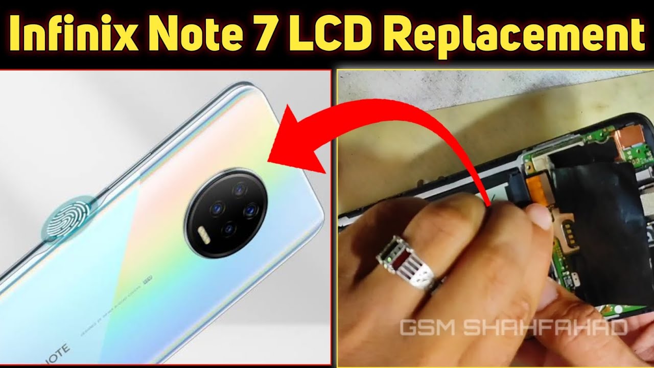 Infinix Note 7 LCD replacement || #mobiledisplay #repairing #mobiletips