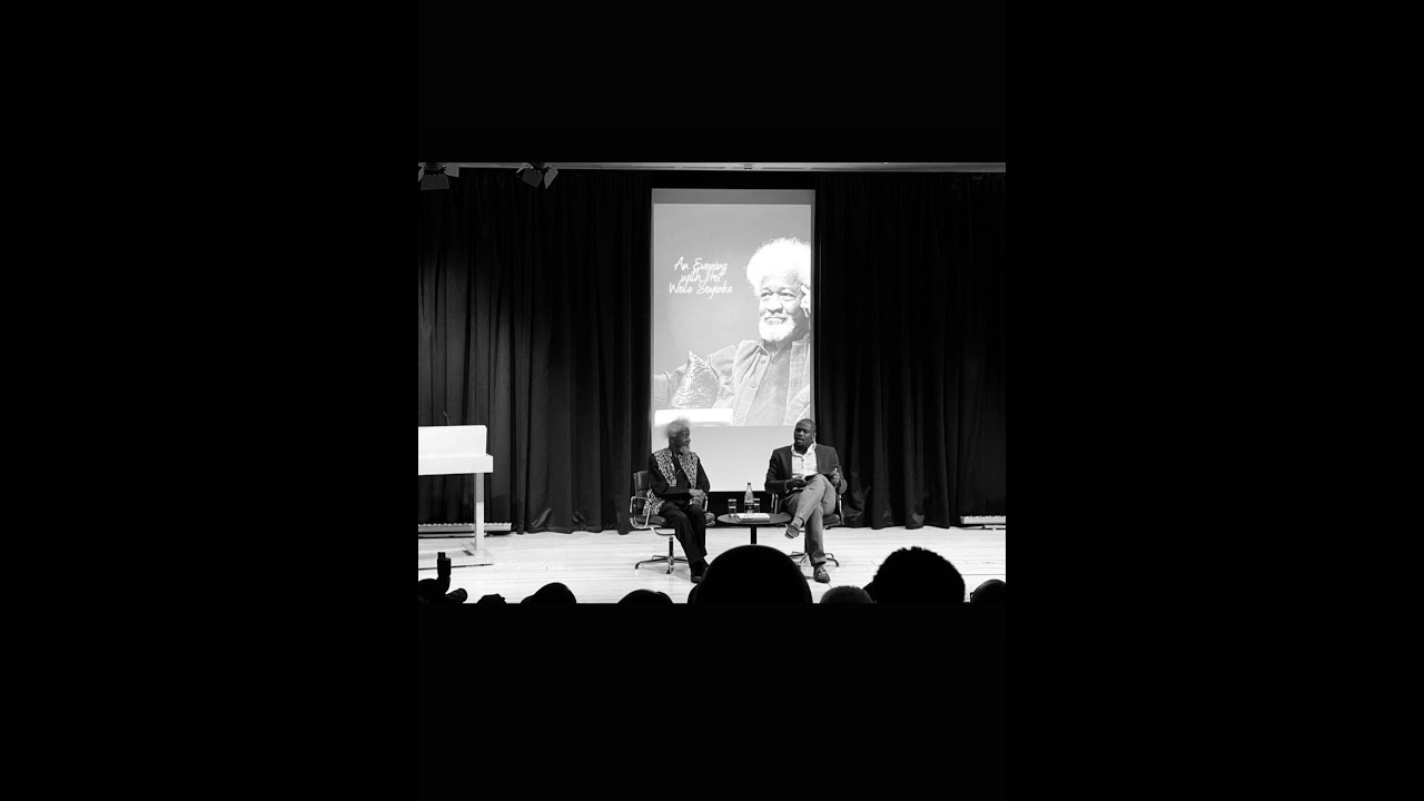 Wole Soyinka London Town Hall Nov 2021
