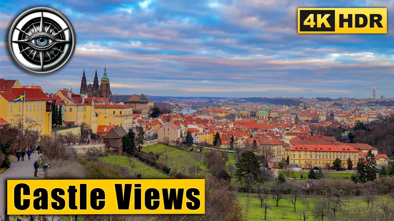 Prague Walking Tour: Strahov Monastery to Prague Castle I 4K HDR ASMR