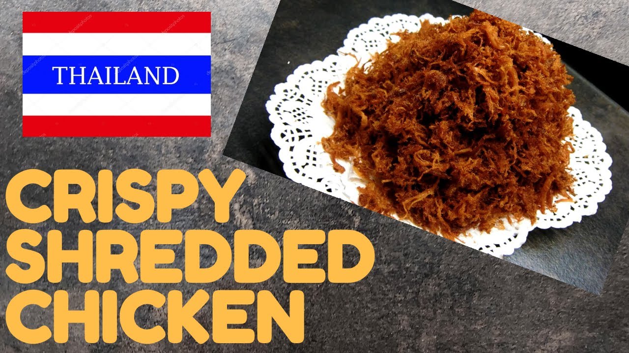 How to make Thai Crispy Shredded Chicken Stir Fry // Dinner / Lunch / Snack
