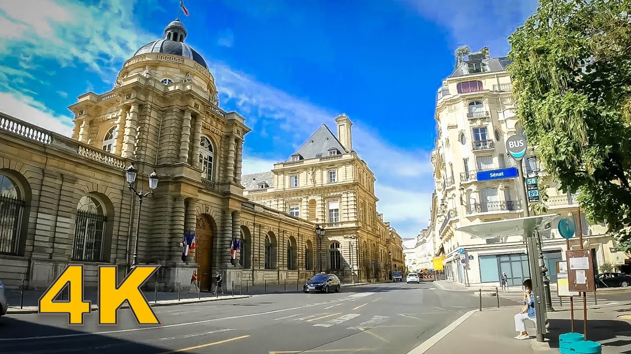 Longest Street of Paris - Rue de Vaugirard - Walking in Paris 4K