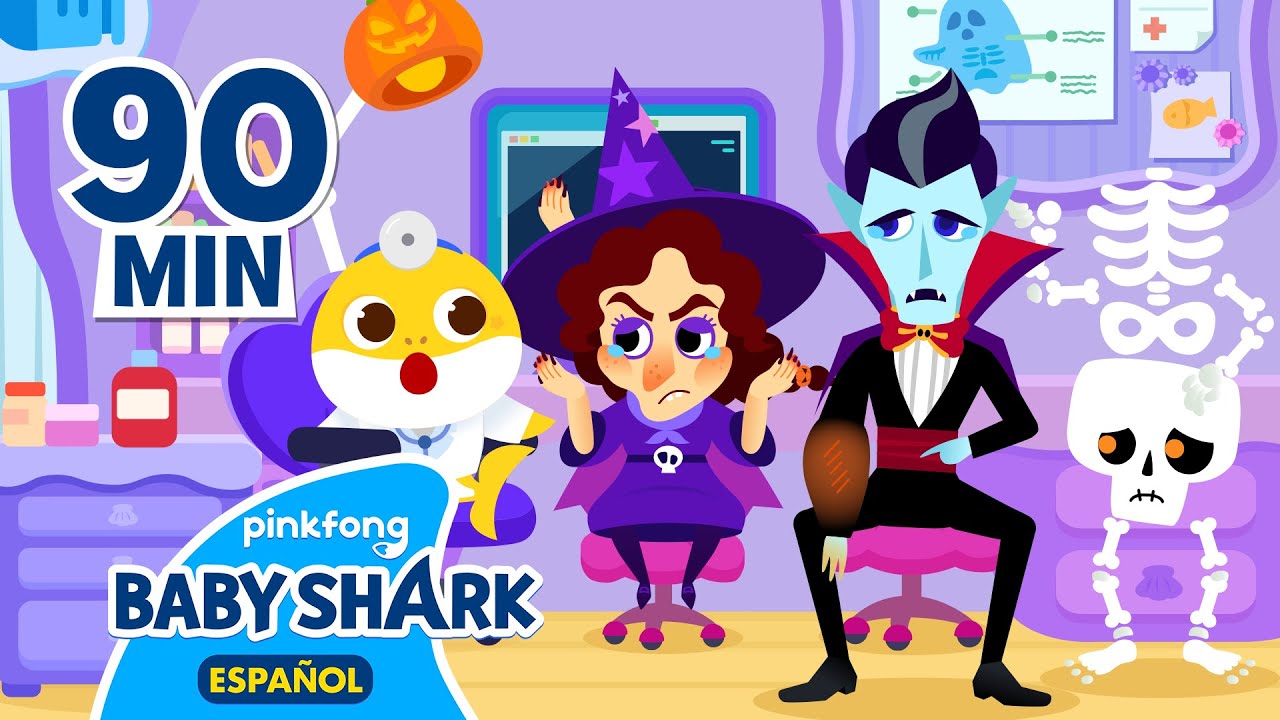 🏥¡Los Monstruos de Halloween Visitan al Doctor! | Juego de Hospital | Baby Shark en español