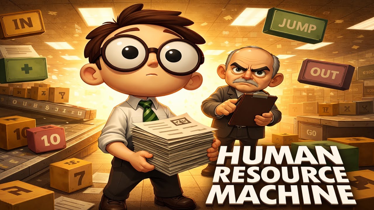 Human Resource Machine - Year 1: Mail Room | Optimal Solution Revealed!