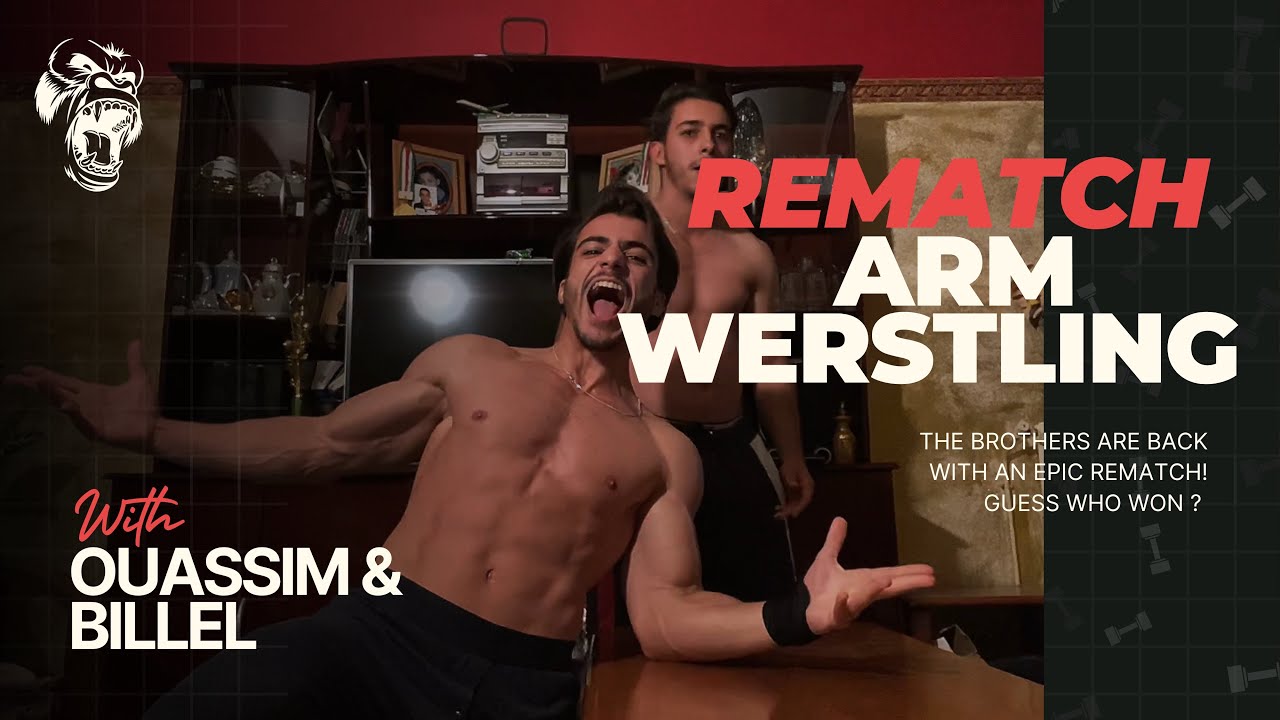 The long awaited day has come - Brothers arm wrestle rematch