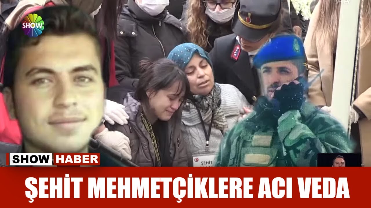 Şehit Mehmetçiklere acı veda