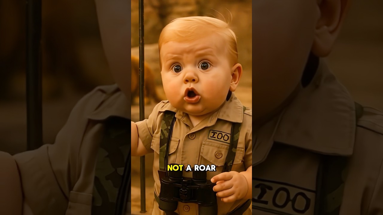 Малыш Трамп замечает Камалу в зоопарке! 😂