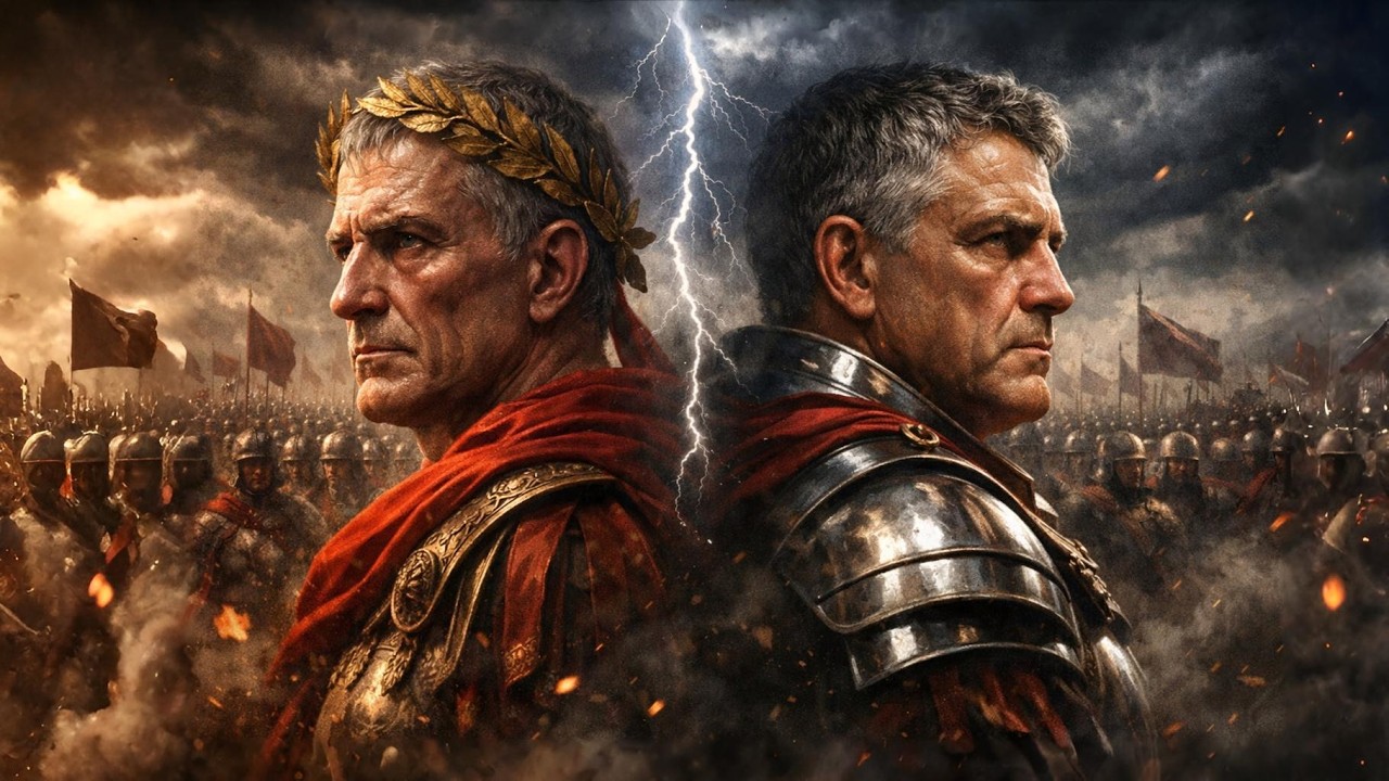 What Were the Wars Between Caesar and Pompey Like in Ancient Rome 2,000 Years Ago – Roman Civil War