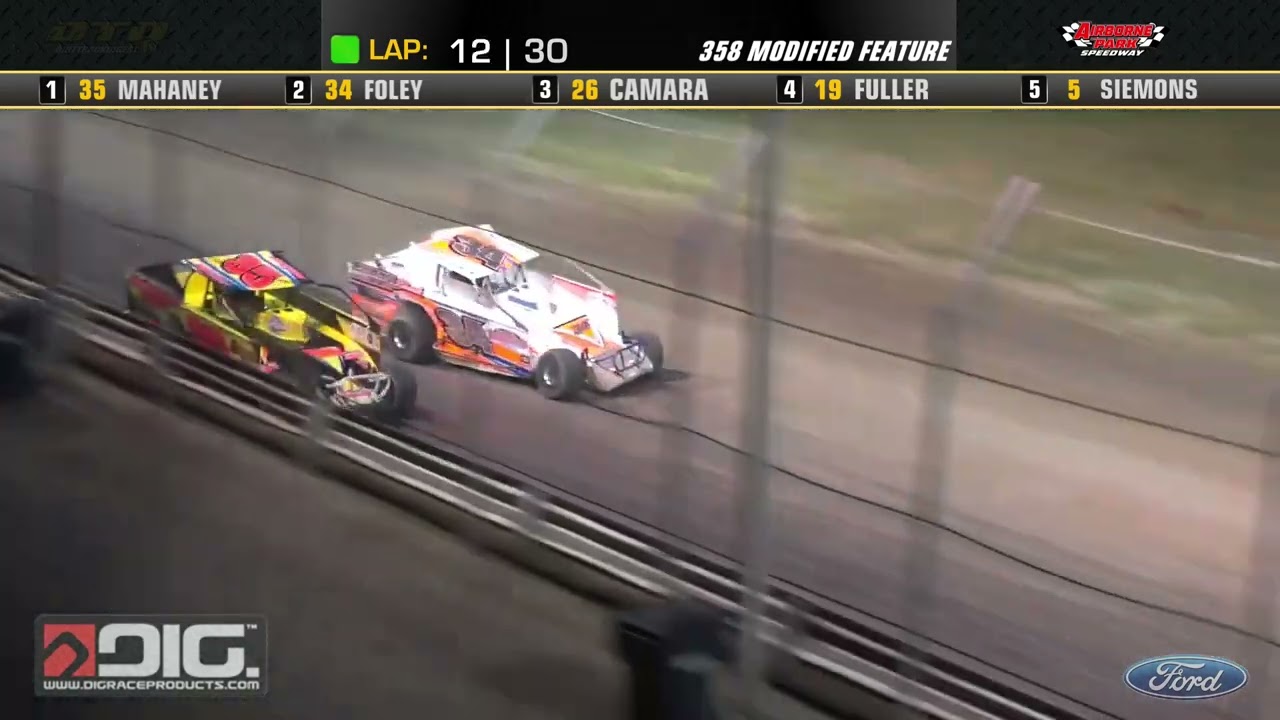 Airborne Park Speedway | Modified Feature Highlights | 8/14/25