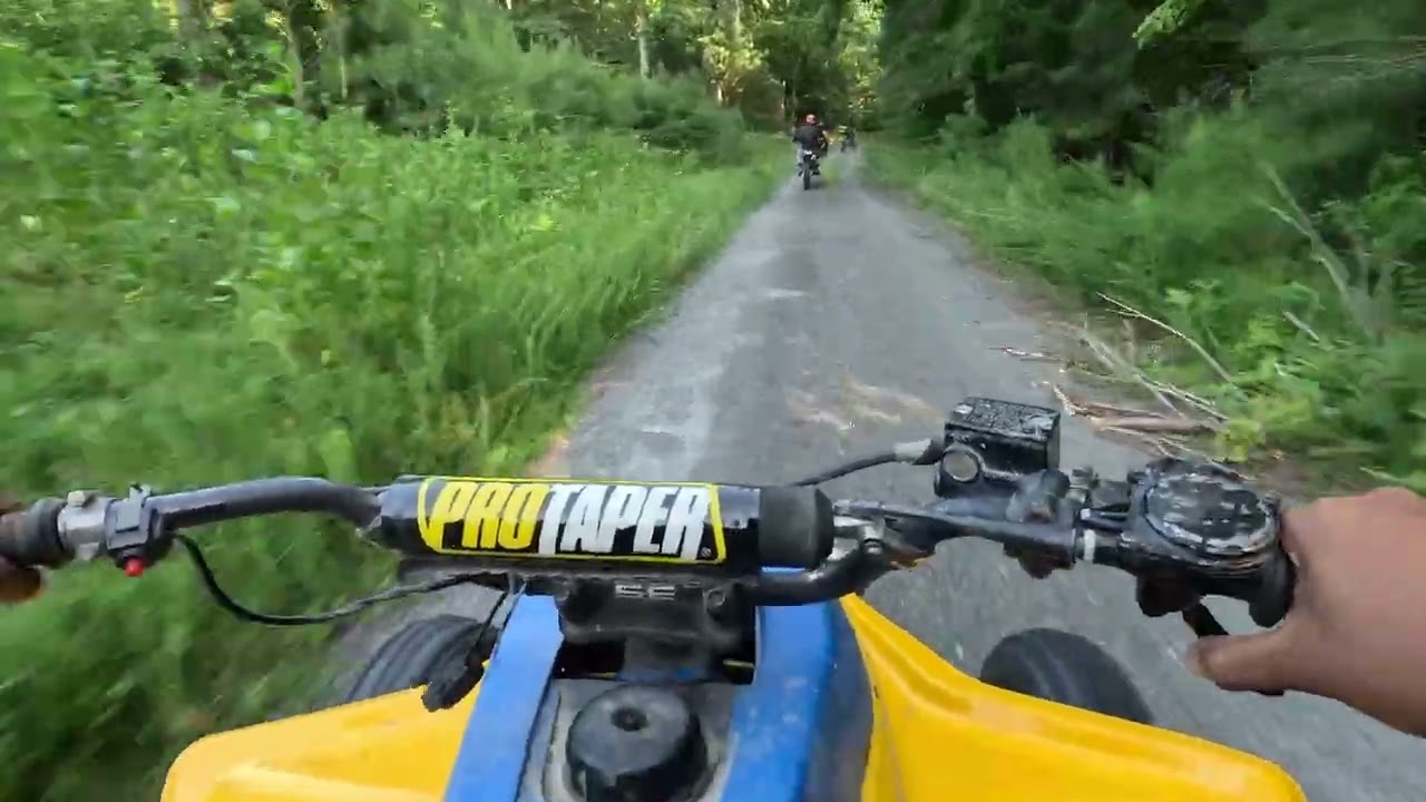 Quadzilla 500 Slow Trail Ride #quadzilla #bikelife #atv #quads 