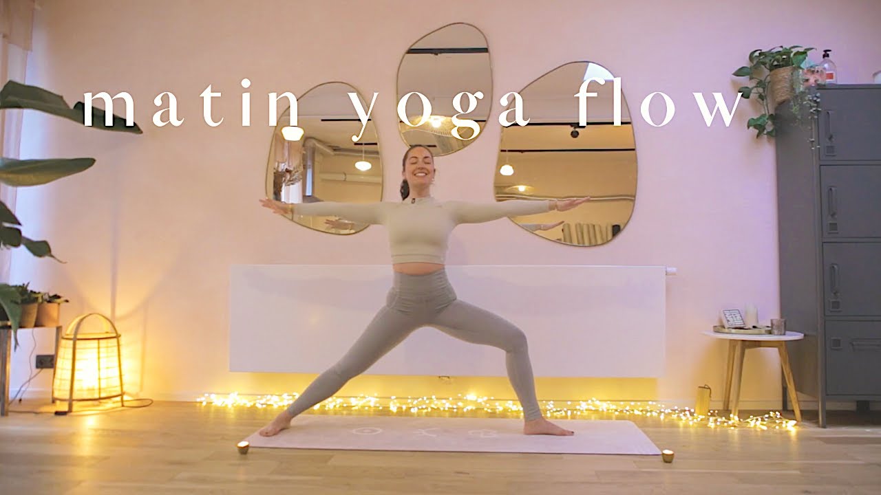 breakfast yoga flow  - routine matinale made with love 💛