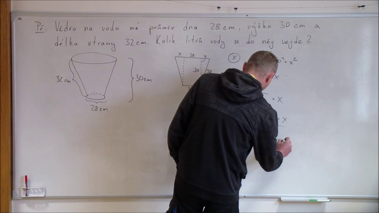 Komolý kužel - příklad
