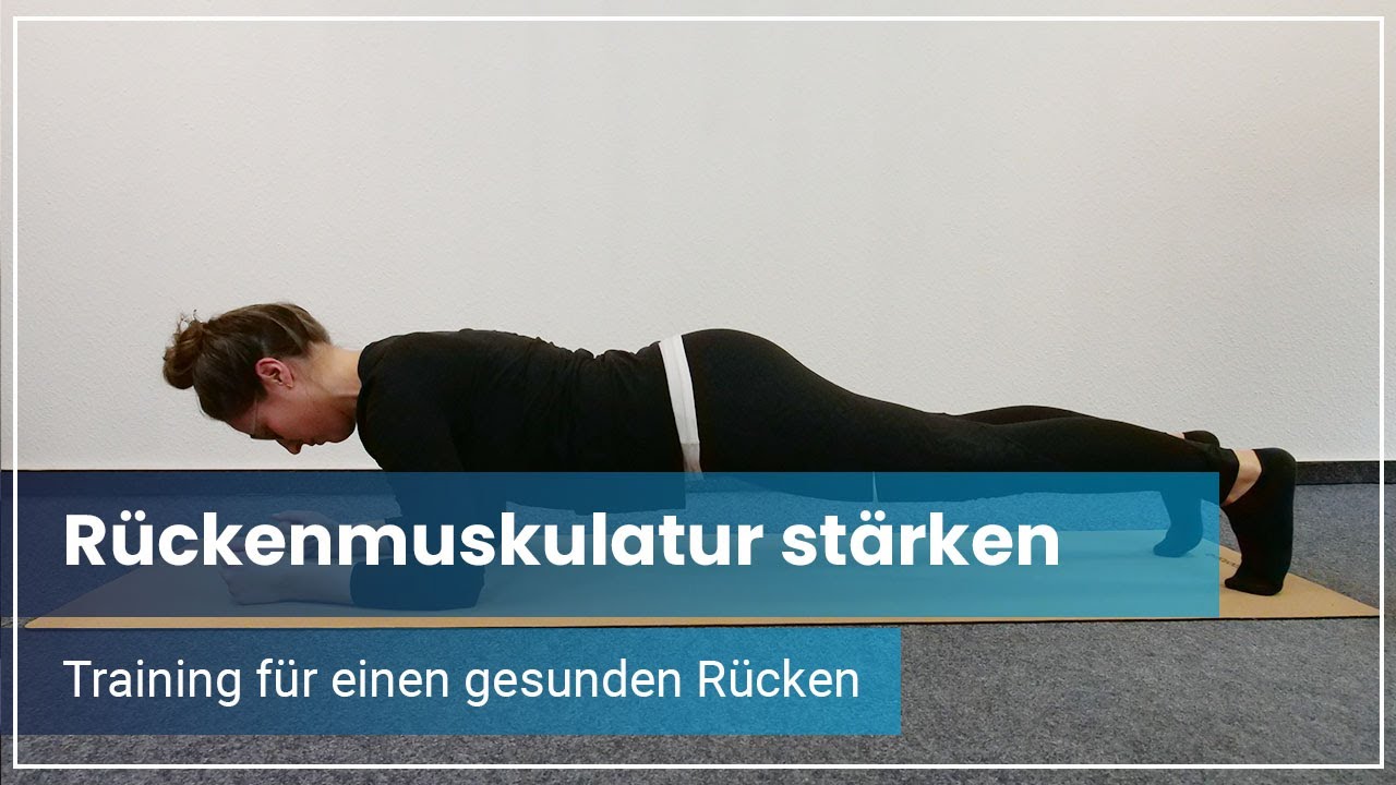 Rückenmuskulatur aufbauen - 4 Übungen für starke Rückenmuskeln