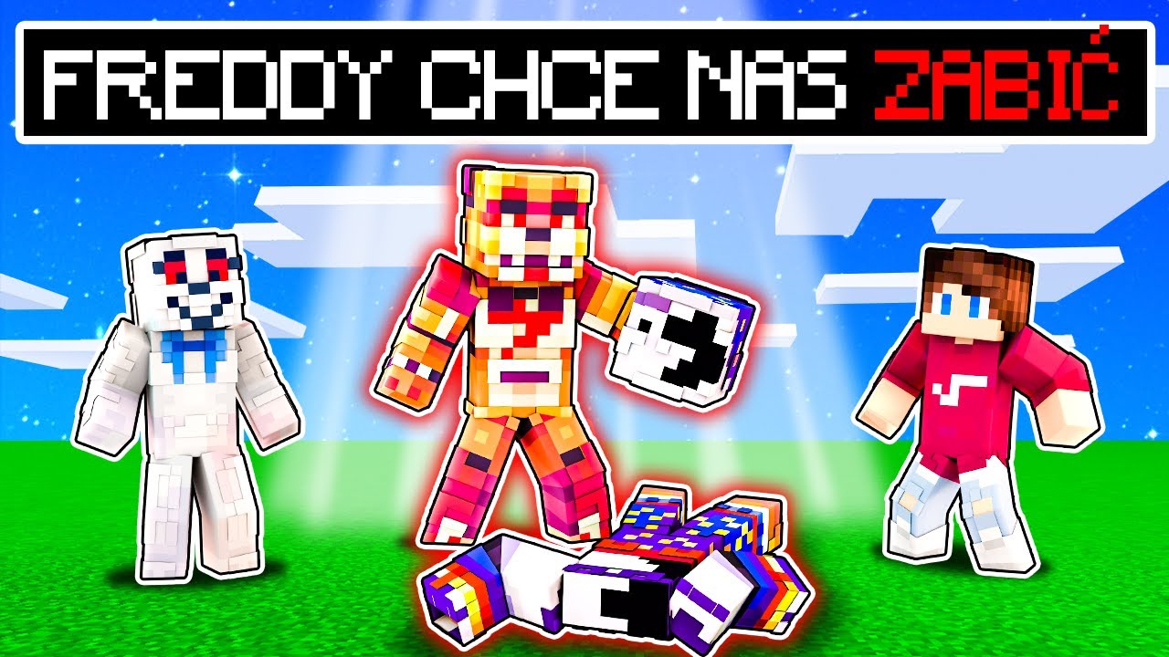 GLAMROCK FREDDY CHCE NAS ZABIĆ w Minecraft!