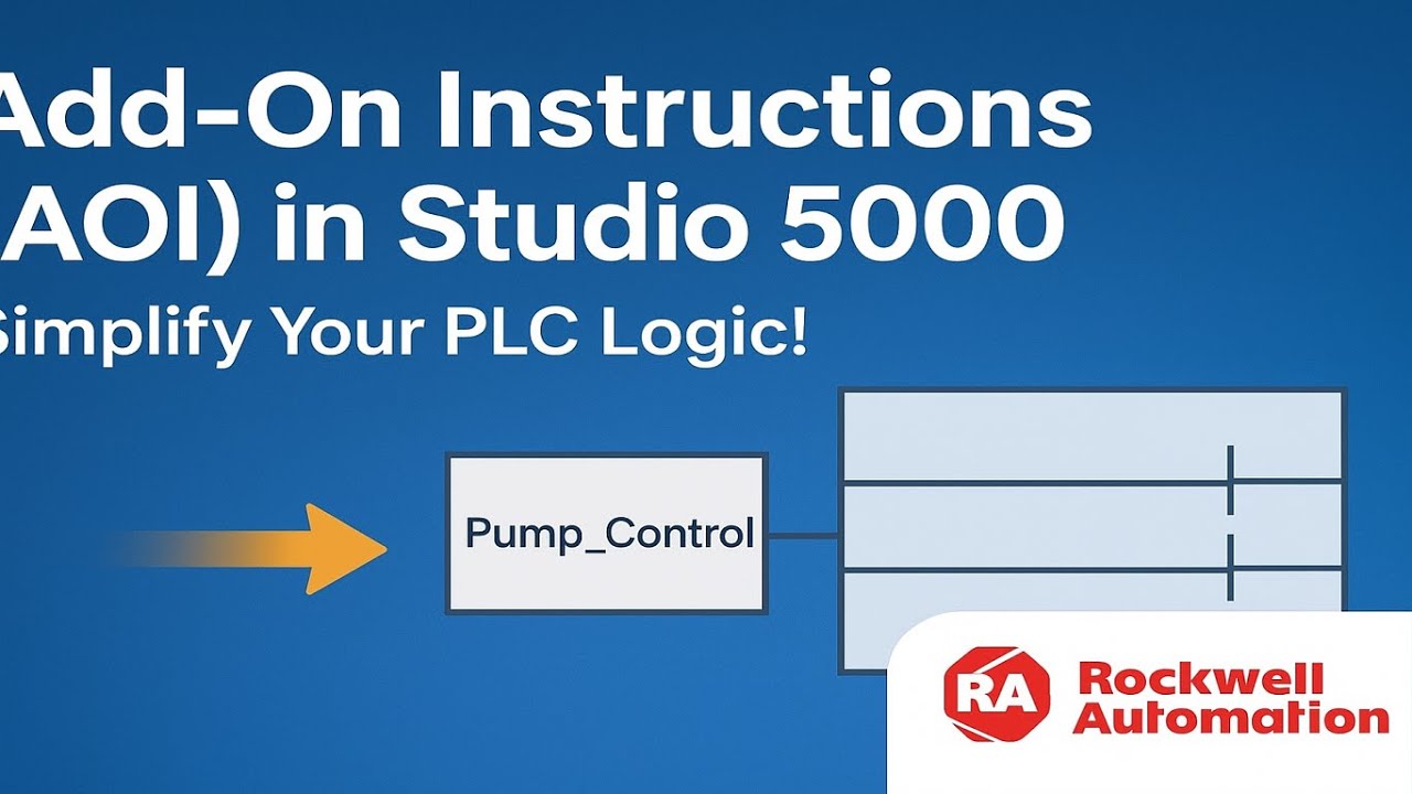Master Add-On Instructions (AOI) in Studio 5000 | Reusable PLC Logic AOIs | Stop Rewriting Code.