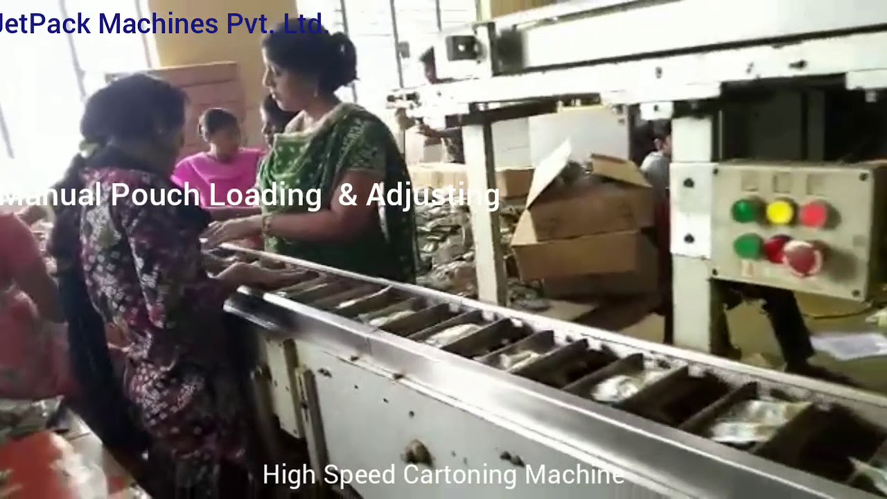 High Speed Cartooning Machine