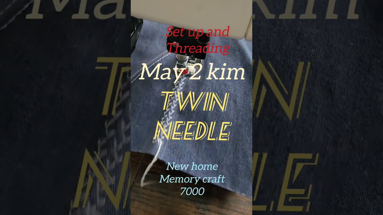 May kim đôi- Twin needle sewing 
