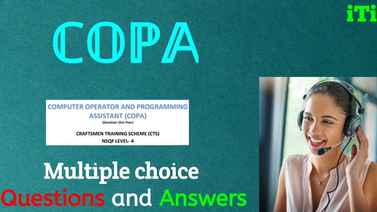 COPA Question Paper | copa questions and answers