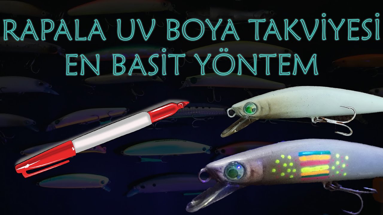 RAPALA BOYAMA KALEMİ - MAKET BALIKLARINIZIN VERİMİNİ ARTTIRIN.