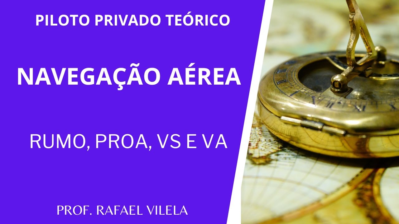 Navegação Aérea #09 - Relação entre Rumo, Proa, VS e VA