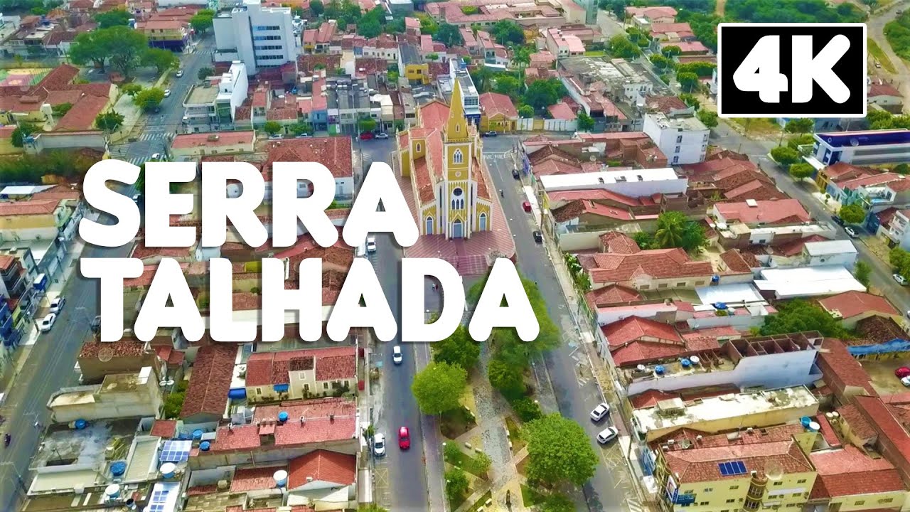 SERRA TALHADA VISTA DE CIMA - 4K