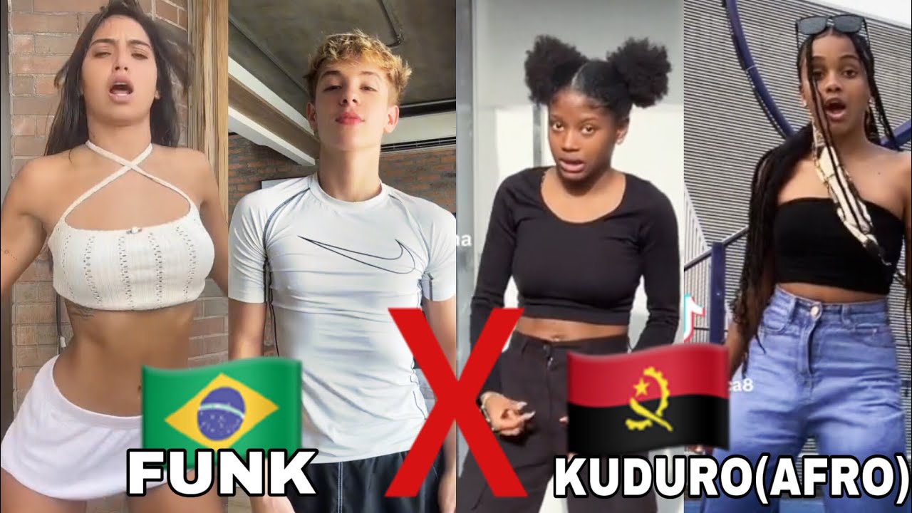 BATALHA DE TIKTOKS BRASIL VS ANGOLA(🇧🇷x🇦🇴) - 2023 (KUDURO E FUNK)
