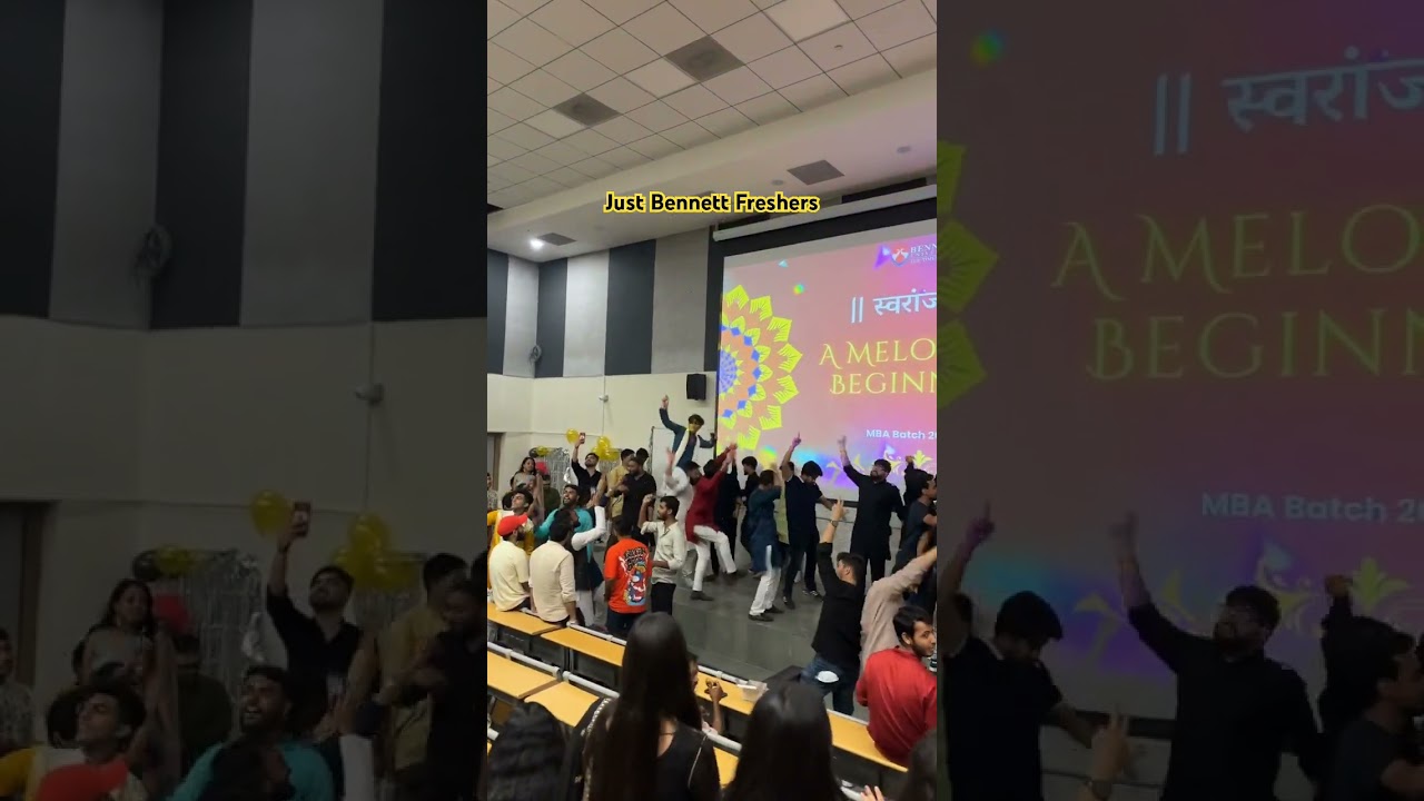 Bennett Freshers 2.0😎 #like #share #trending #viralvideo #bennettuniversity #collegelife #freshers