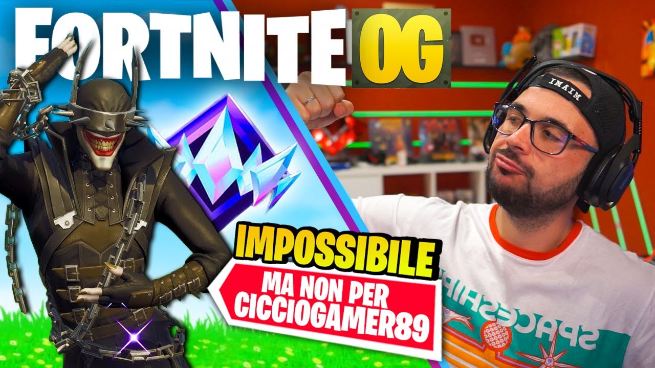 Classificata OG impossibile ma non per CiccioGamer89