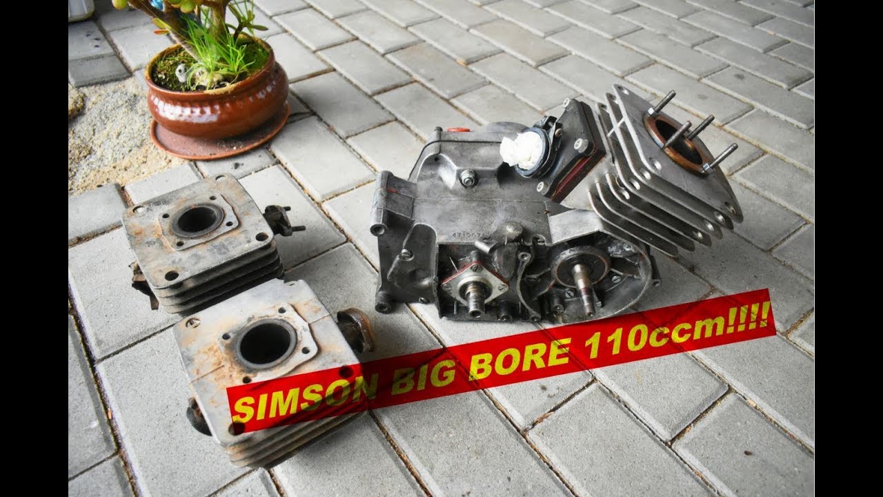 Simson Big Bore 110ccm - ukázka motoru + tech. údaje