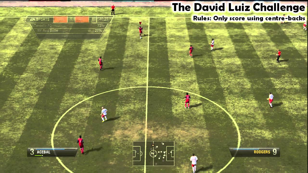 David Luiz Challenge | FIFA 12 Manual Controls