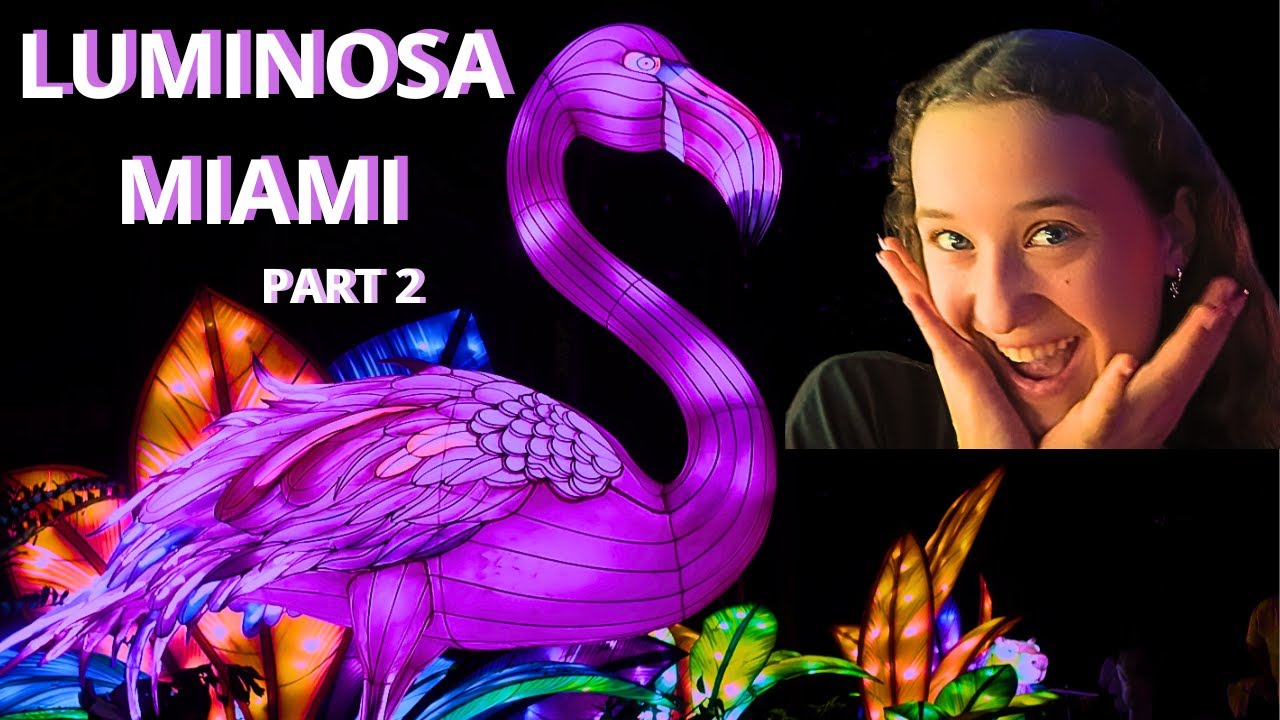 LUMINOSA MIAMI 2025&ndash;2026 | Magic Night Lights Show | PART 2 | Family Vlog
