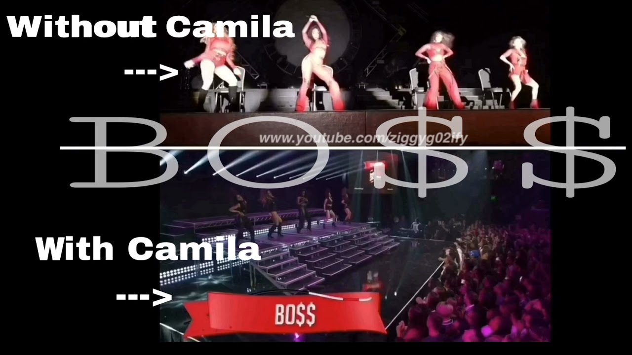 Fifth Harmony - BOSS Live Then vs Now ( With vs Without Camila ) LIVE