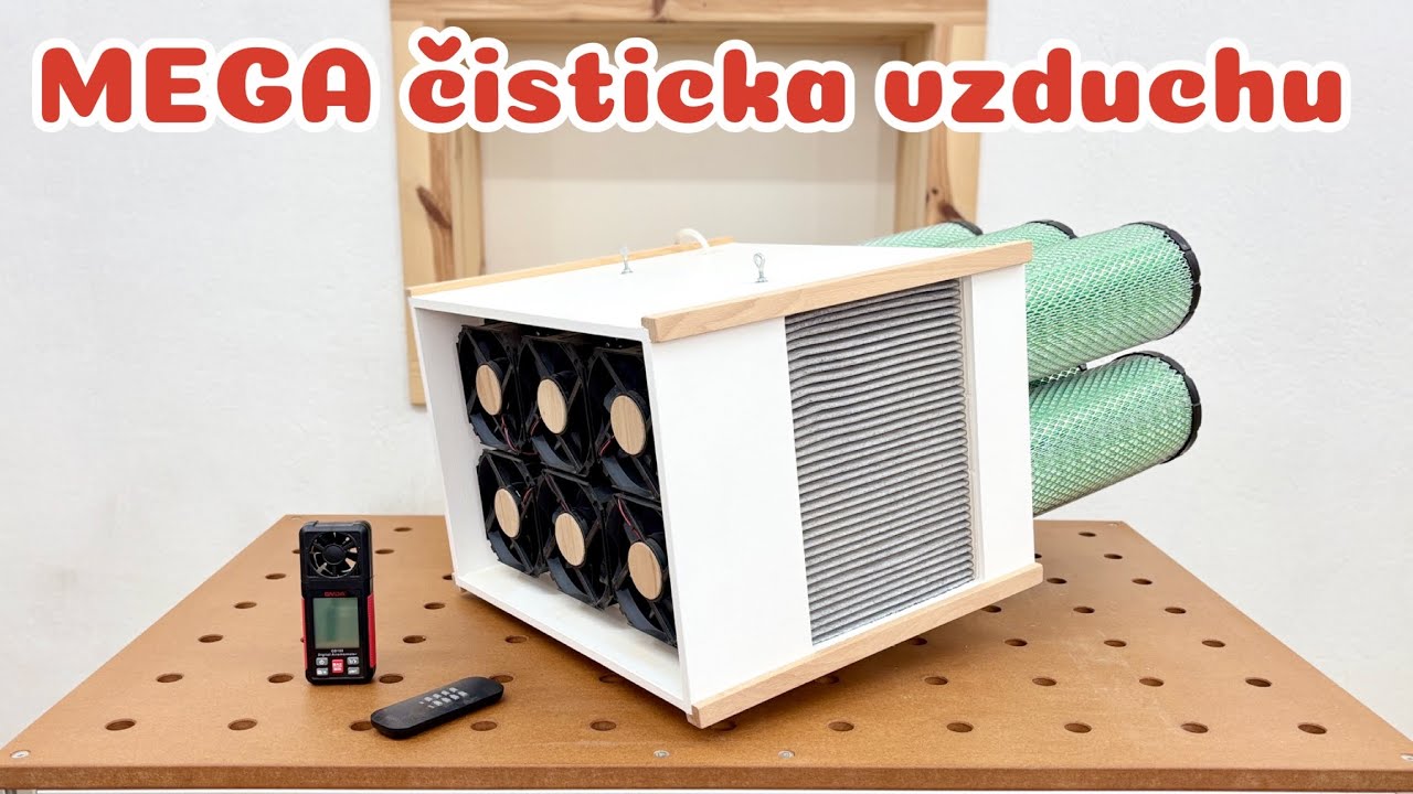Čistička vzduchu do dílny - upgrade