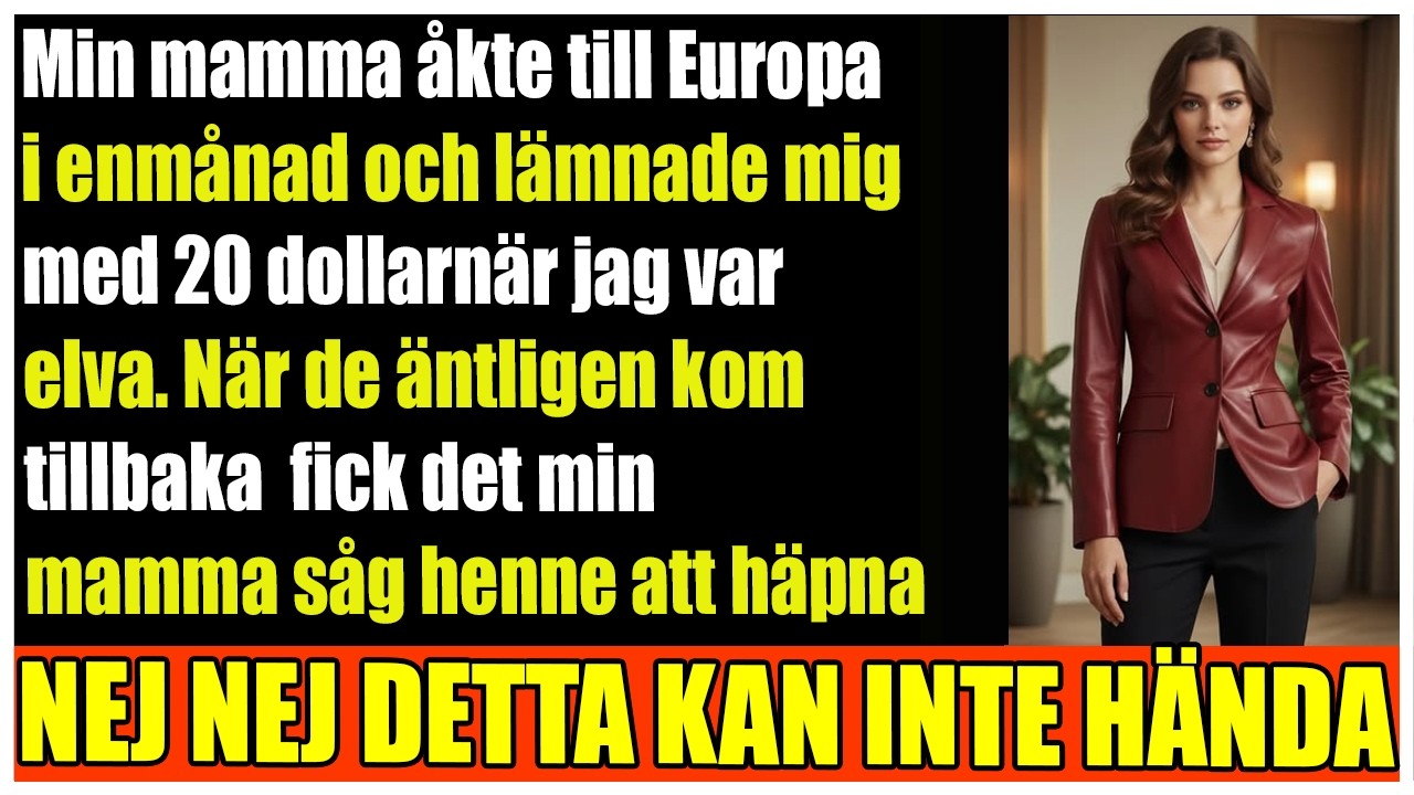 Mamma lämnade mig med  20  Det socialtjänsten upptäckte chockade alla