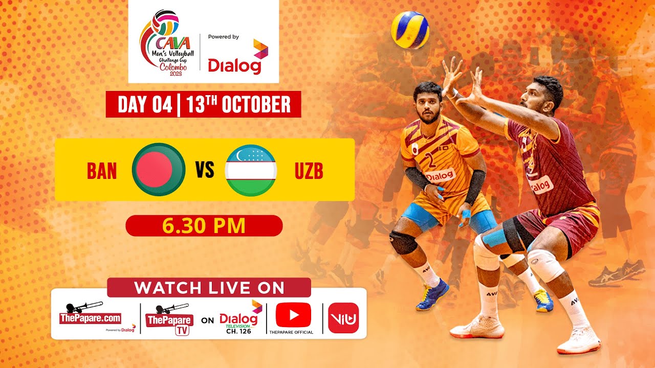 Bangladesh vs Uzbekistan | CAVA Men’s Volleyball Challenge Cup 2023