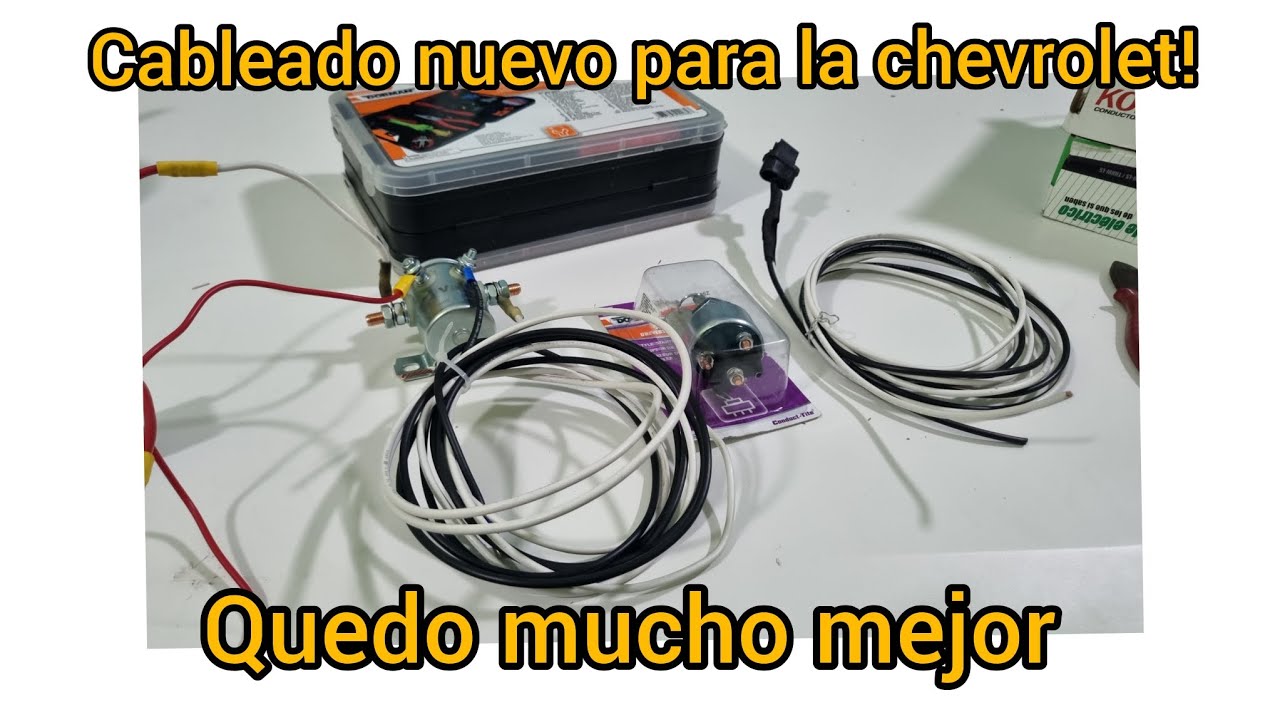 Esto necesitas para hacer un cableado de ventiladores! #mechanic #restauracion #trocas #truck
