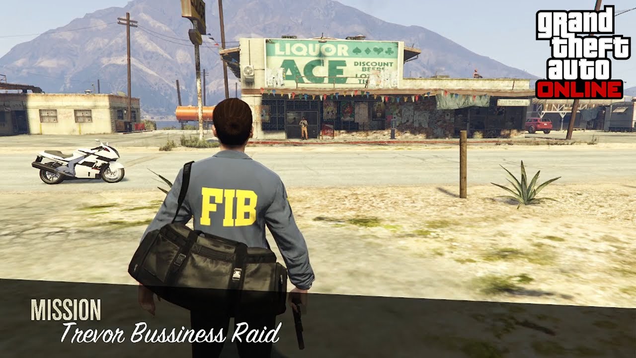 GTA Online Full Trevor Bussiness Raid! Mission Created by Me.