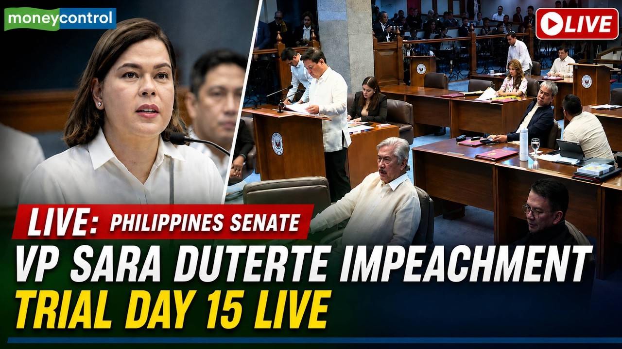 Philippines Senate Live: Impeachment Trial of Vice President Sara Duterte Day 15 | Philippines News