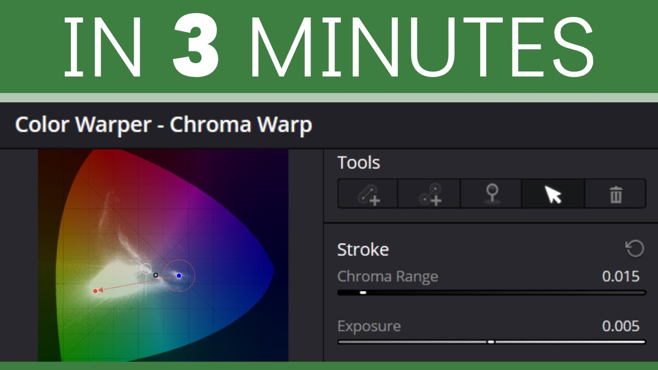 DaVinci Resolve Chroma Color Warper in 3 Minutes