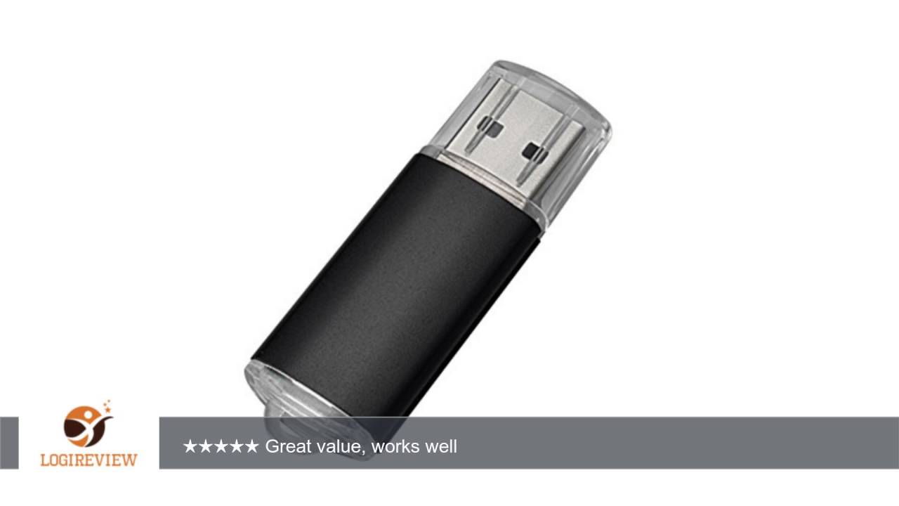 RAOYI 10PCS 1GB USB Flash Drive 1G Pen Drive USB 2.0 Memory Stick Thumb Drive Black(Ship From USA) |