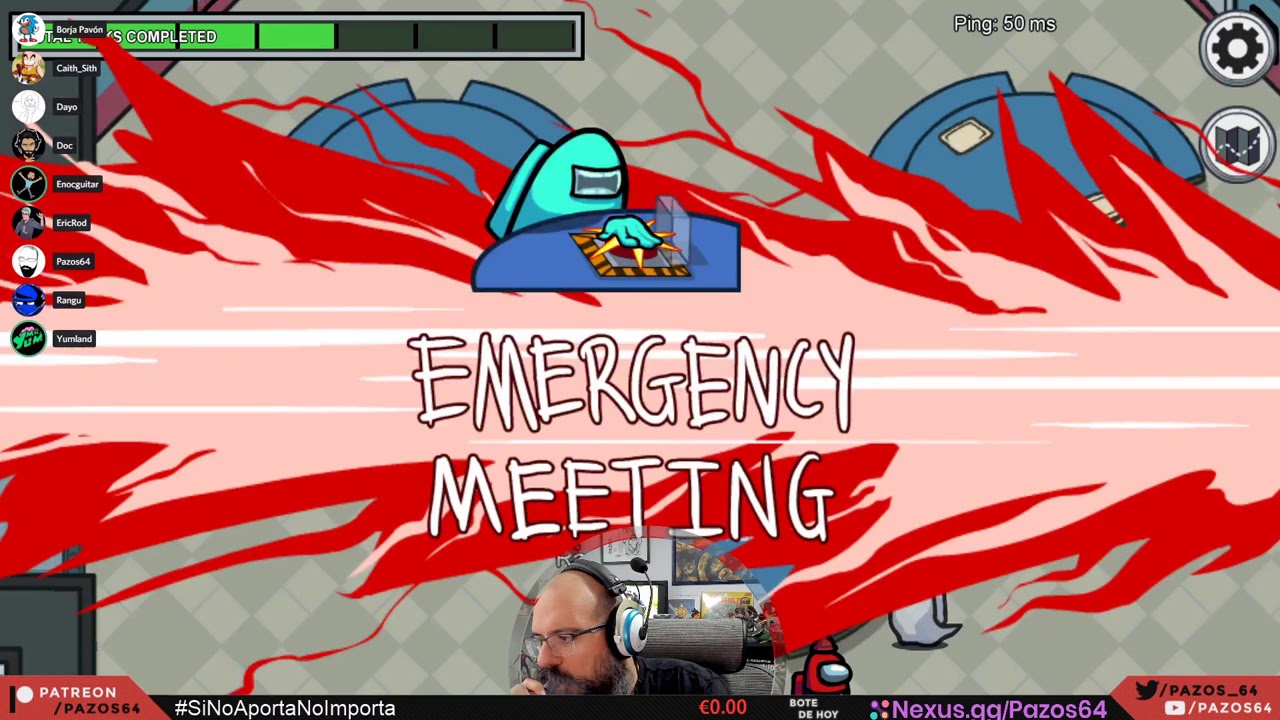 Among Us con Enoc, Karma, Eric, Borja, Dayo, Rangu, Caith Sith y Yumland (ElimpostoresEnoc)