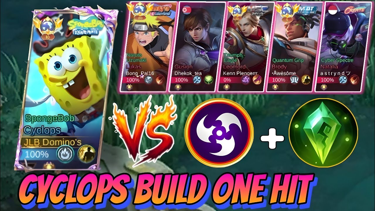 Kerusakan Monster! Cyclops Mid Lane Dengan Build Baru One Hit MVP plays! Build Top 1 Global Cyclops