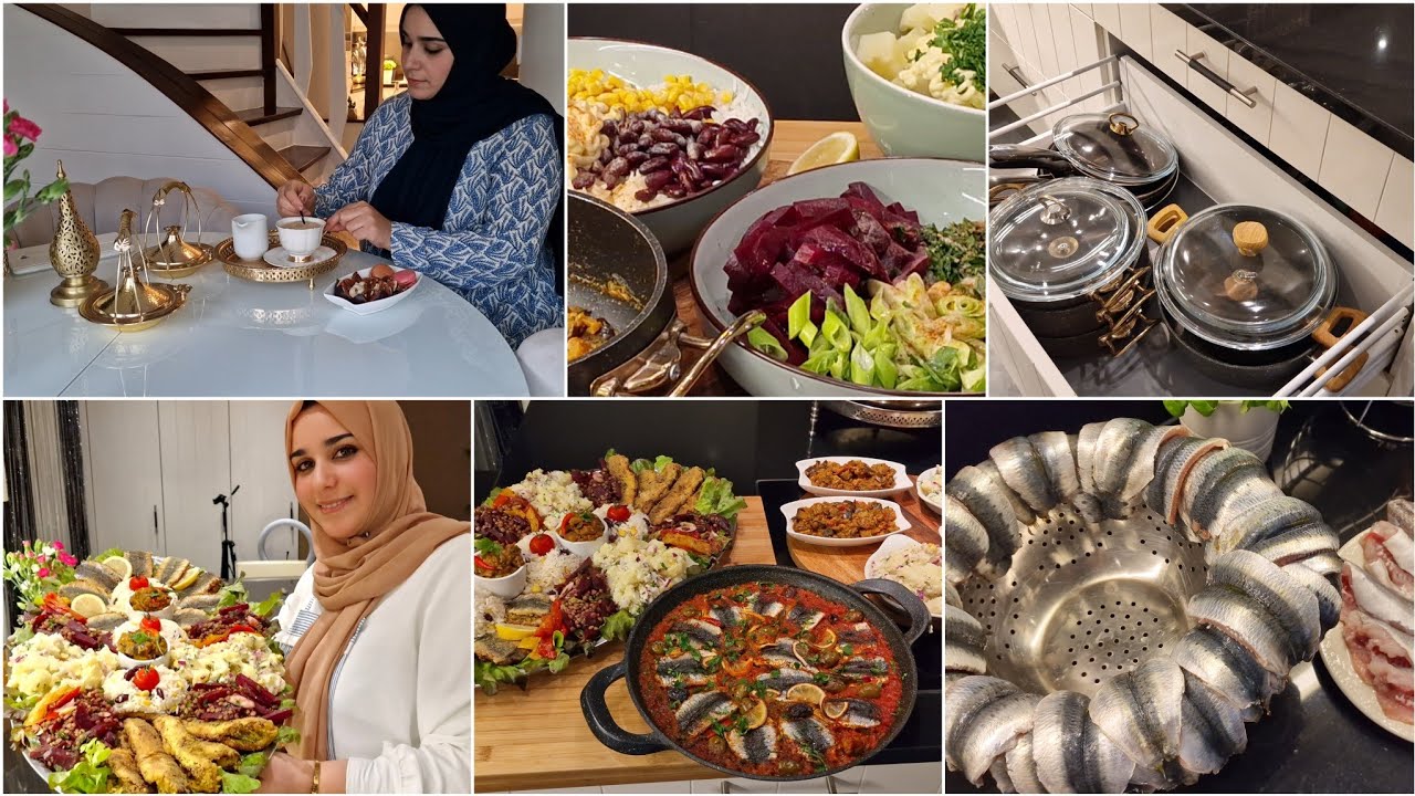 روتين الحب ❤️فاجأتني بالمجيئ ديالها 👩‍❤️‍💋‍👩حضرت أطباق راائعة وفرحات بزاااف 🥰عطيت الوقت لراسي🤔