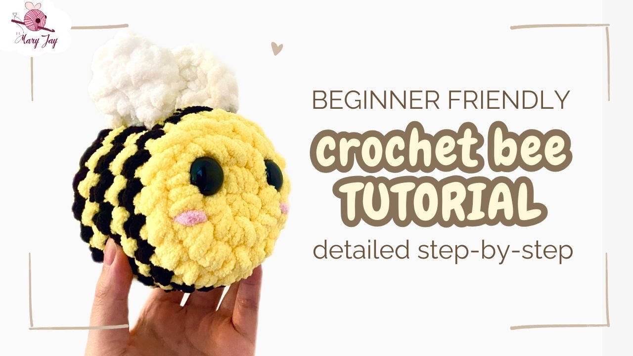 Step-by-Step Tutorial on How to Crochet a Bee in Roughly 30 Minutes: Quick, Easy, Amigurumi Bee