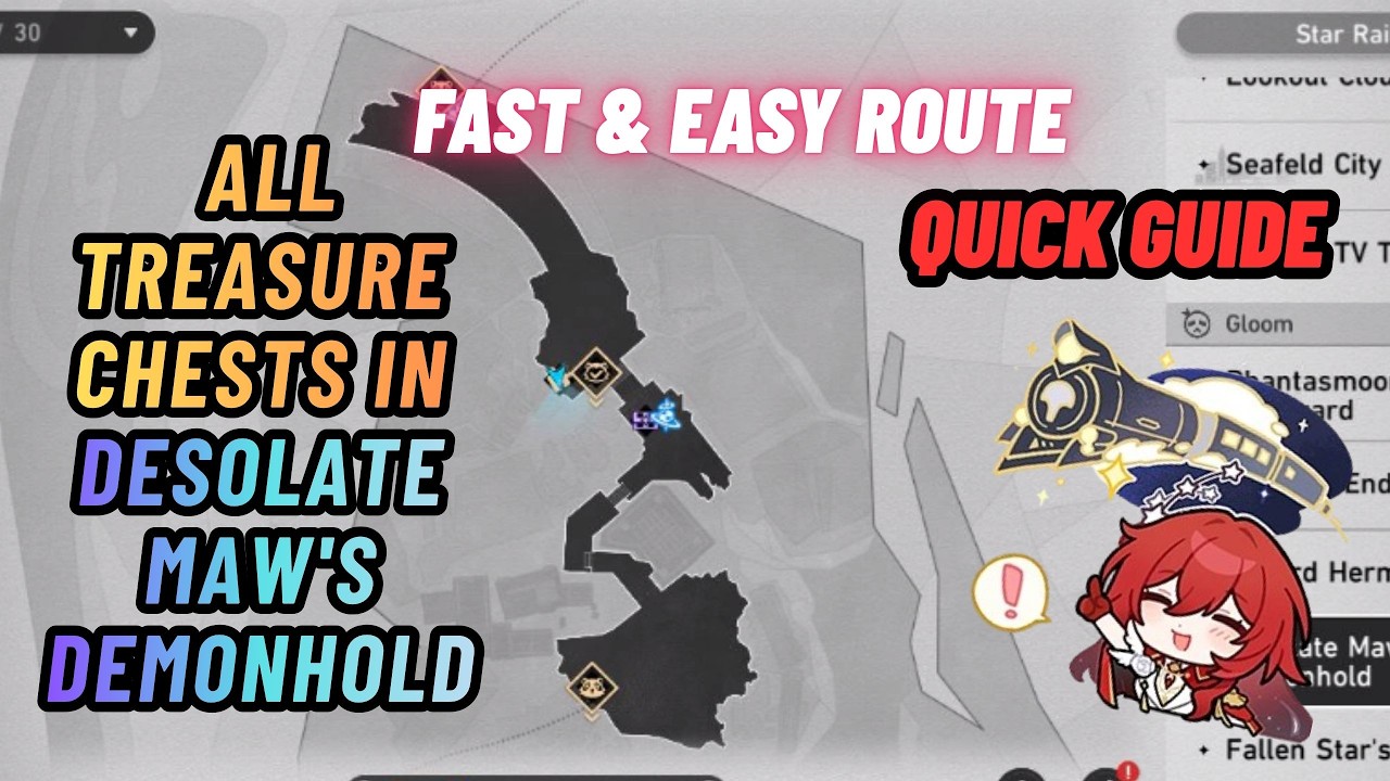 Desolate Maw's Demonhold &ndash; All Treasure Chests | Quick Guide | Honkai: Star Rail 4.4