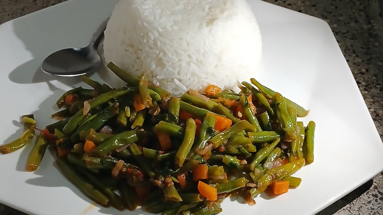 how to cook delicious french beans /mishiri 🤤🤤 so yummy