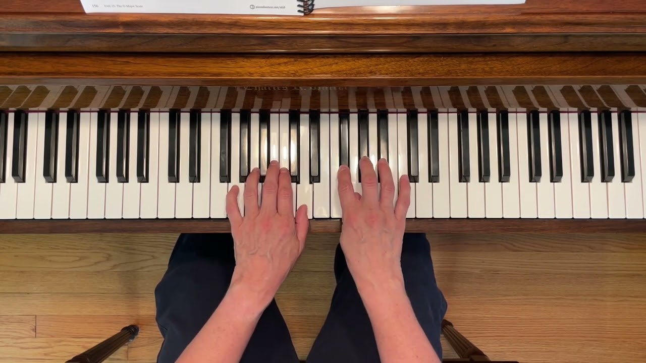 Minuet in G - Adult Piano Adventures All-In-One Piano Course Level 1