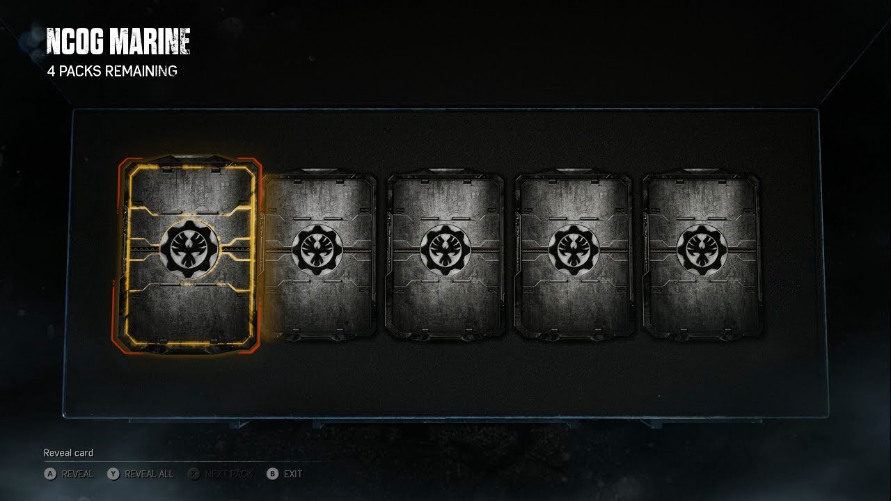 Gears of War 4 20 NCOG MARINE Gear Pack Opening