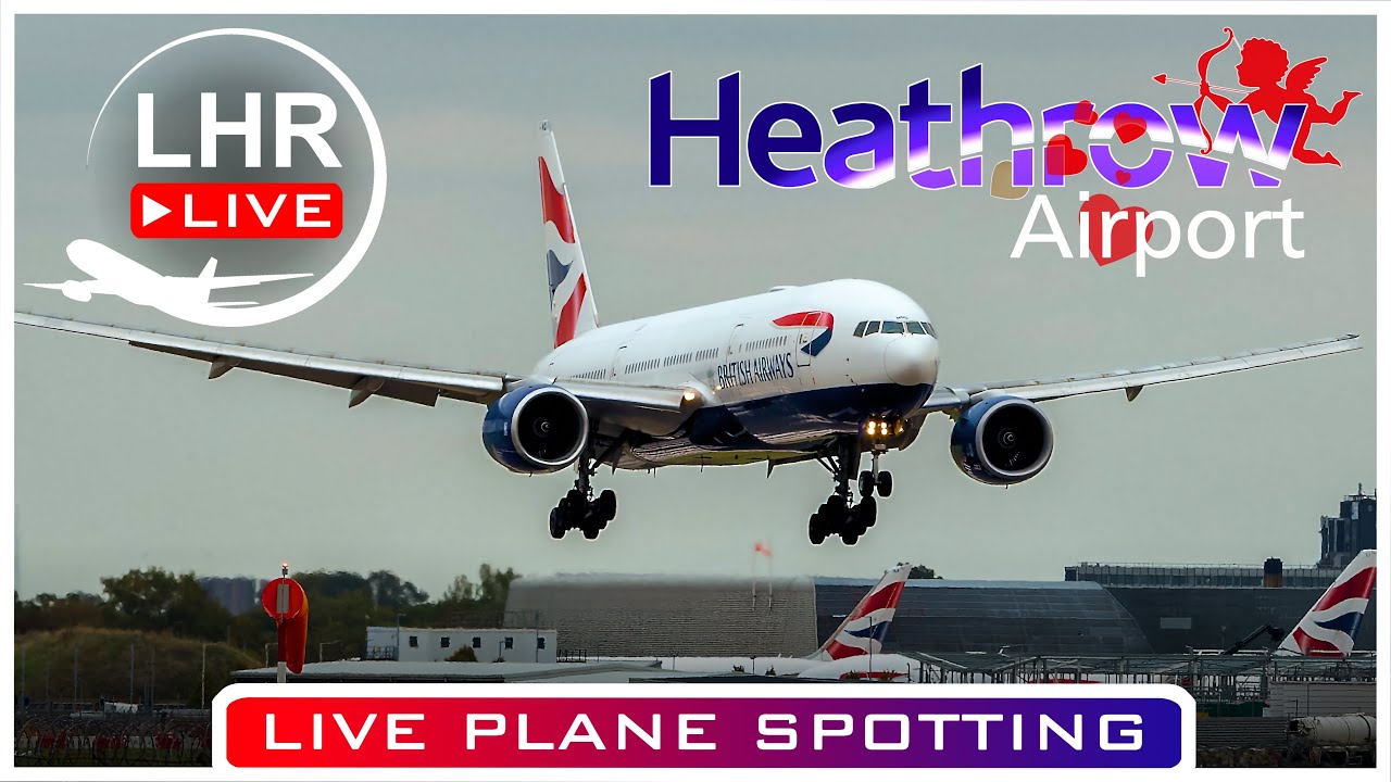 🔴 LIVE HEATHROW AIRPORT PLANE SPOTTING
